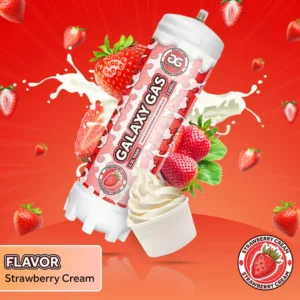 Galaxy Gas – Strawberry Cream N20 Canister – 2000 g